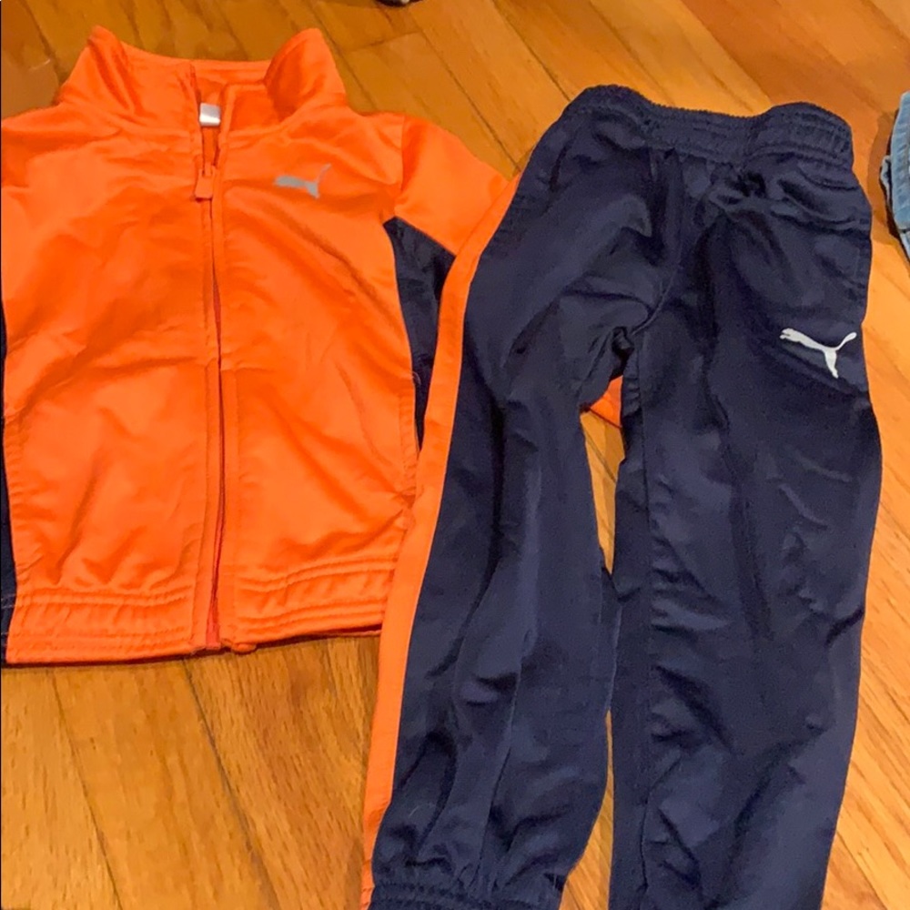 Boys Puma jogger set